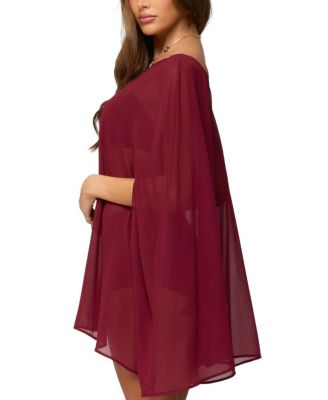 Mckenzie Sheer Chiffon Poncho
