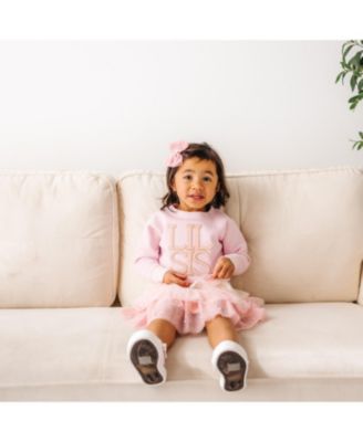 Girls' Lil Sis Pearl Patch Sweatshirt - Baby, Little Kid