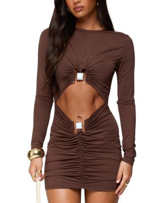 Nia Cutout Pendant Mini Dress