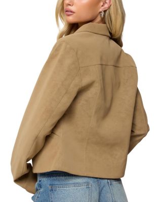 Cozette Faux Leather Jacket