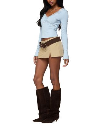 Mathilda Lacey Bell Sleeve Top