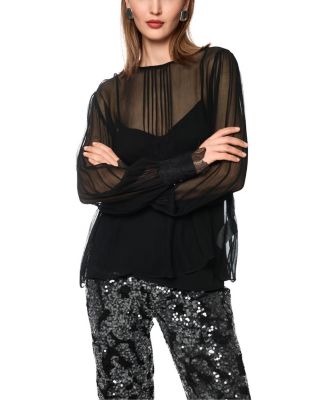 Delicate Viscose Crepe Blouse