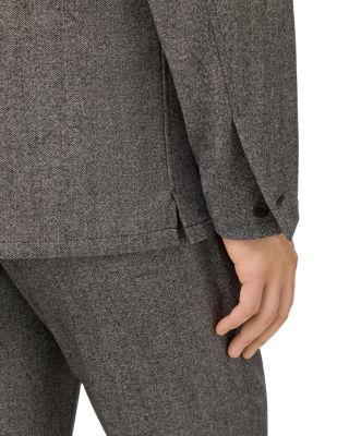 Herringbone Shirt Jacket