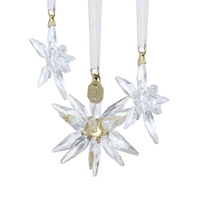 2025 Annual Edition 3D Crystal Ornament, Set of 3