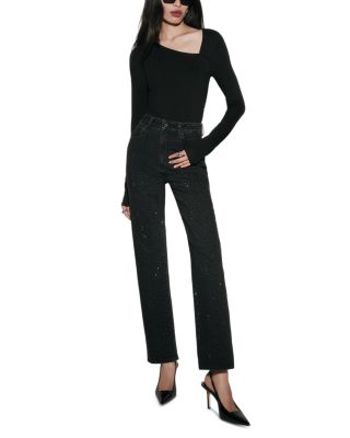 Stevie Ankle Jeans in Interstellar Embellished