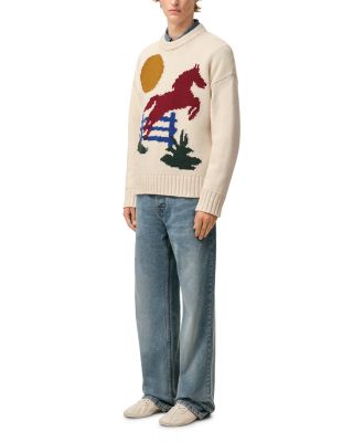 Pull Col Rond Cheval Sweater