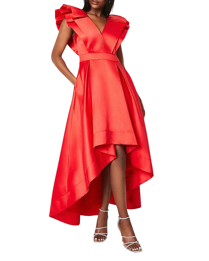 Coast Frill Sleeve V-Neck Midi Dress