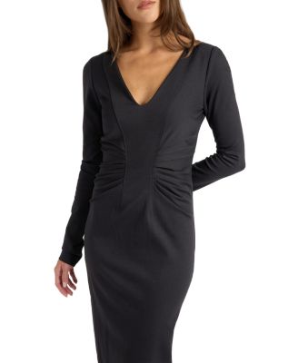 Willa Long Sleeve Midi Dress