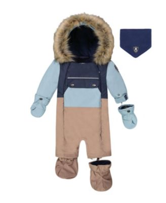 Boys' One-Piece Play Snowsuit Designed for Car Seat - Baby, Little Kid