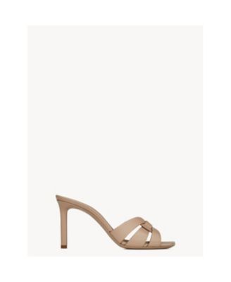  Women's Tribute Mules in Lizard-embossed Leather