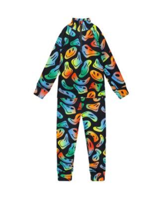 Boys' Two-Piece Smiley Face Thermal Underwear Set - Little Kid