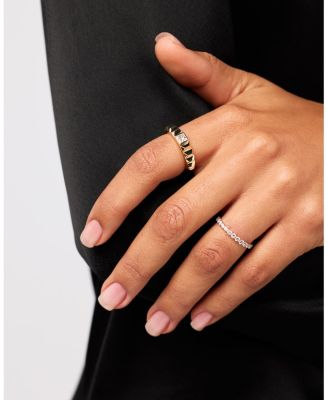 Solid Yellow Gold Lab Grown Diamond Astrid Ring