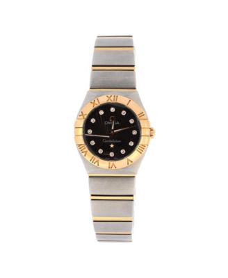  Constellation Quartz Watch in Stainless Steel and Rose Gold with Diamond Markers 25mm