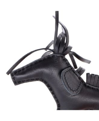 PM So Black GriGri Rodeo Bag Charm Leather