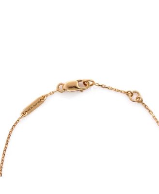  Sweet Alhambra Bracelet 18K Rose Gold and Carnelian