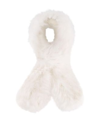  Cashmere Goat Knit Pull-Through Scarf