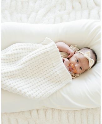 Unisex Waffle Knit Mini Blanket - Baby