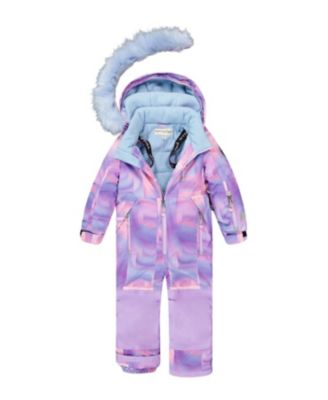 Girls' One-Piece Geo Play Snowsuit - Little Kid