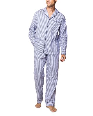 Navy French Ticking Pajama Set