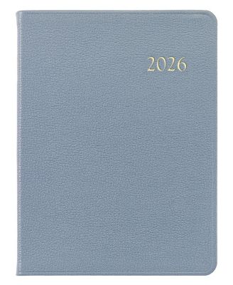  2026 Pebble Leather Desk Diary