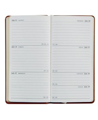  2026 Pebble Leather Pocket Datebook