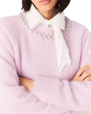 Jewelry Collar Sweater