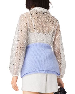 Collared Tweed Romper