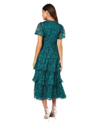 Petite Tiered Lace Dress