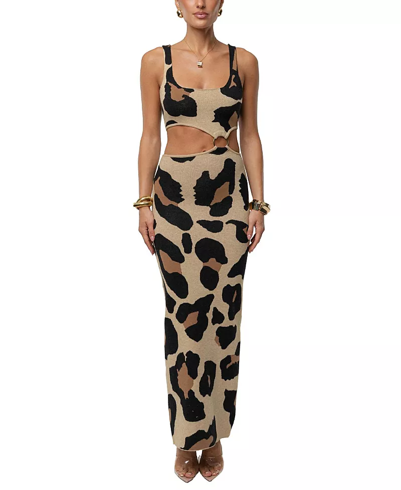 Jluxlabel Zahara Print Maxi Dress