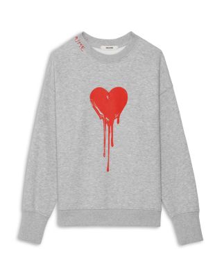 Oscarpmo Flowing Heart Sweatshirt