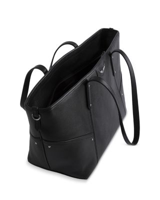 Z Leather Shopper Tote