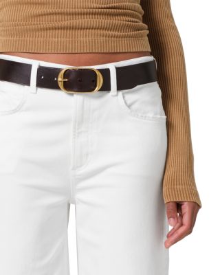 Lyra Wide Leg Cropped Jeans in Soft White