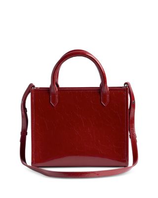 Angel XS Crinkled Patent Leather Tote