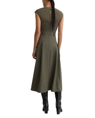 Petite Ava Belted Midi Dress