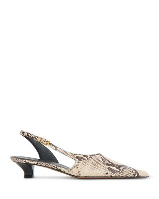 Women's Anna Leather Slingback Pumps
