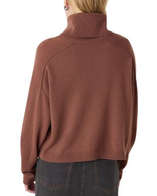 Wool Cowl Neck Knit Sweater