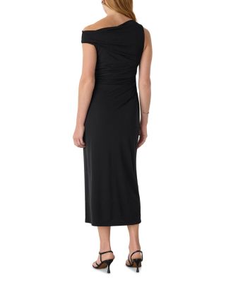Jersey Crepe Asymmetric Dress