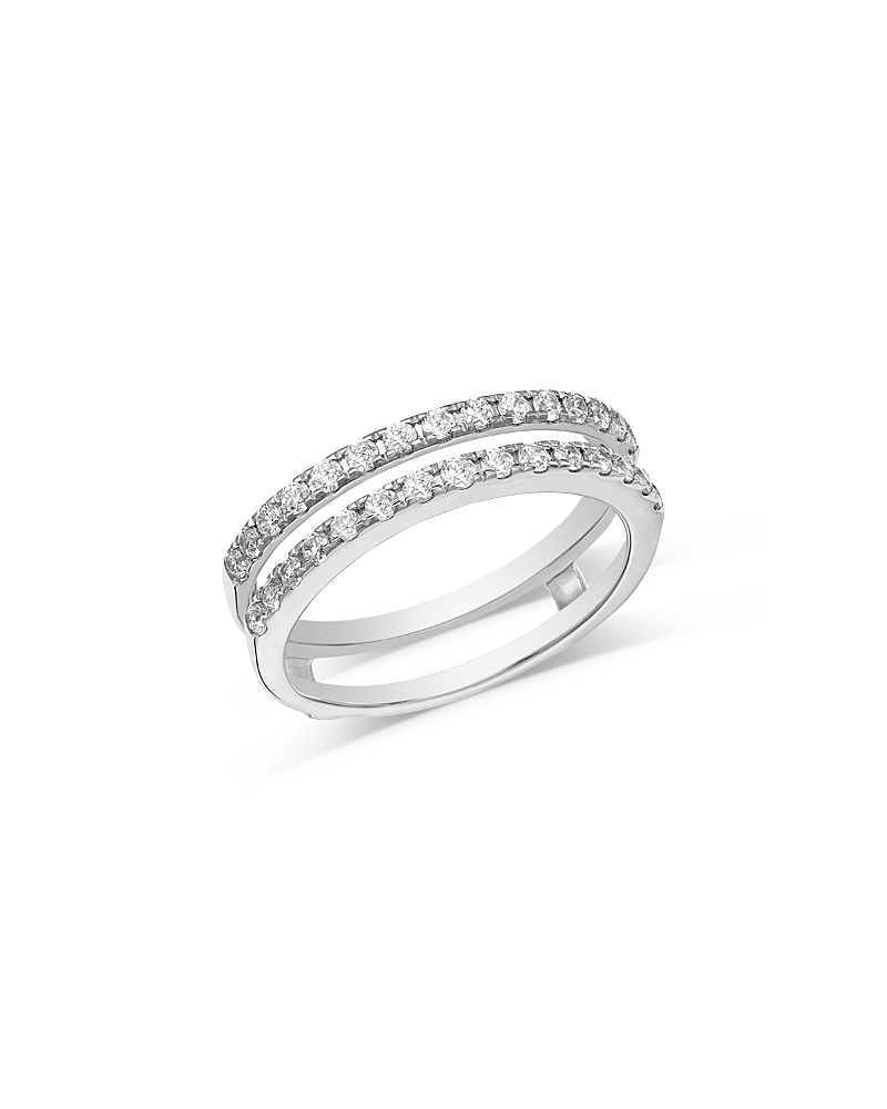 Bloomingdale's Fine Collection Luxe Collection Certified Lab Grown Diamond Ring Enhancer in 14K White Gold, 0.5 tcw