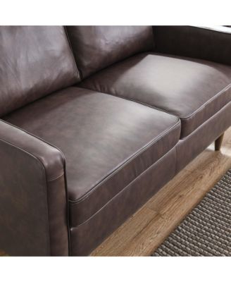 Impart Genuine Leather Loveseat