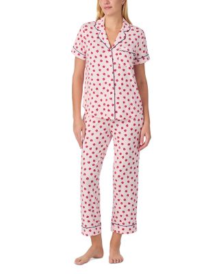 Jersey Short Sleeve Cropped Pajama Set - Exclusive