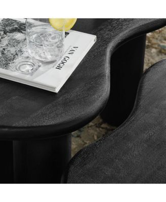 Hackney Mango Wood Nesting Coffee Table Set