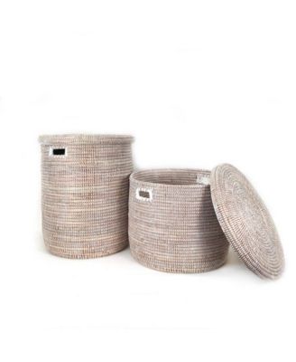  Flat Lid Storage Monochrome Low Storage Basket