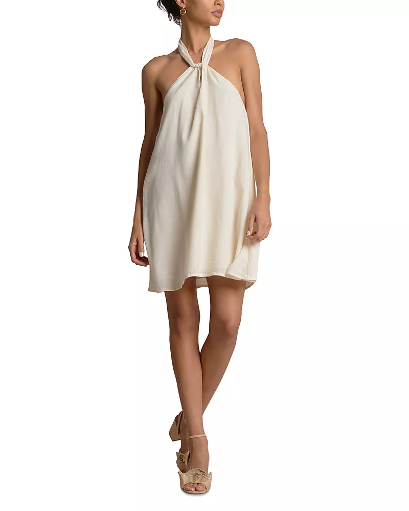 Elan Open Back Halter Dress
