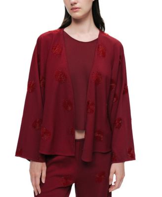 Beaded Open Front Kimono