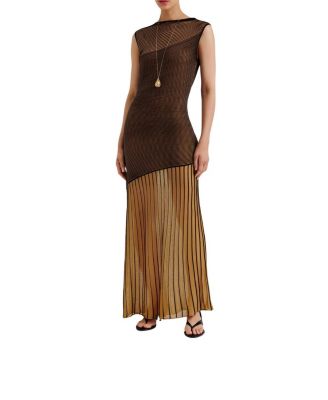 Patricia Short Sleeve Knitted Maxi Dress