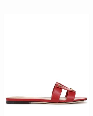 Women's Via Leather Slide Sandals