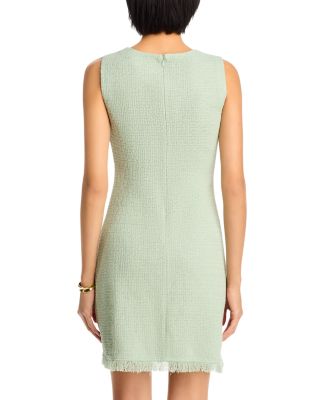 Fringe Trim A Line Dress