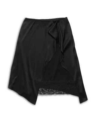 Layered Satin Skirt