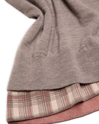 Wool Layered Polo Top