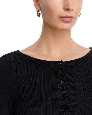 East Side Crewneck Cardigan Sweater